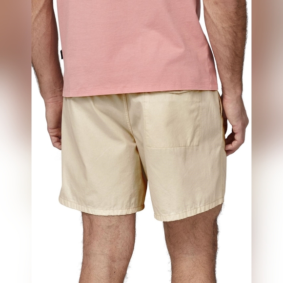 Patagonia Men's Funhoggers 100% Cotton Undyed Natural Shorts Size:Sm - Picture 4 of 13